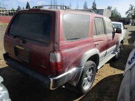 1997 TOYOTA 4RUNNER LIMITED BURGUNDY 3.4L AT 4WD Z16323